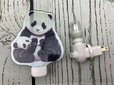 Glass Baby Bedroom Night Light Childs Wall Nursery LED Night Lamp for Kids