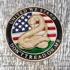 Don't Tread On Me United We Stand Concho  CON964-C