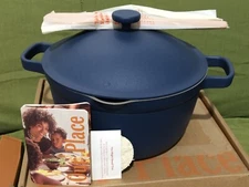 Our Place Perfect Pot - 5.5 Qt. Nonstick Ceramic Sauce Pan with Lid Blue Salt