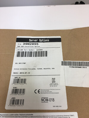 NEW 39M2895 - IBM Lenovo USB Conversion Option - KVM 4 PACK - FRU 00WH404 UNUSED