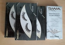 REDUCED. 3 x Avon flutter lashes (no glue) BNIB