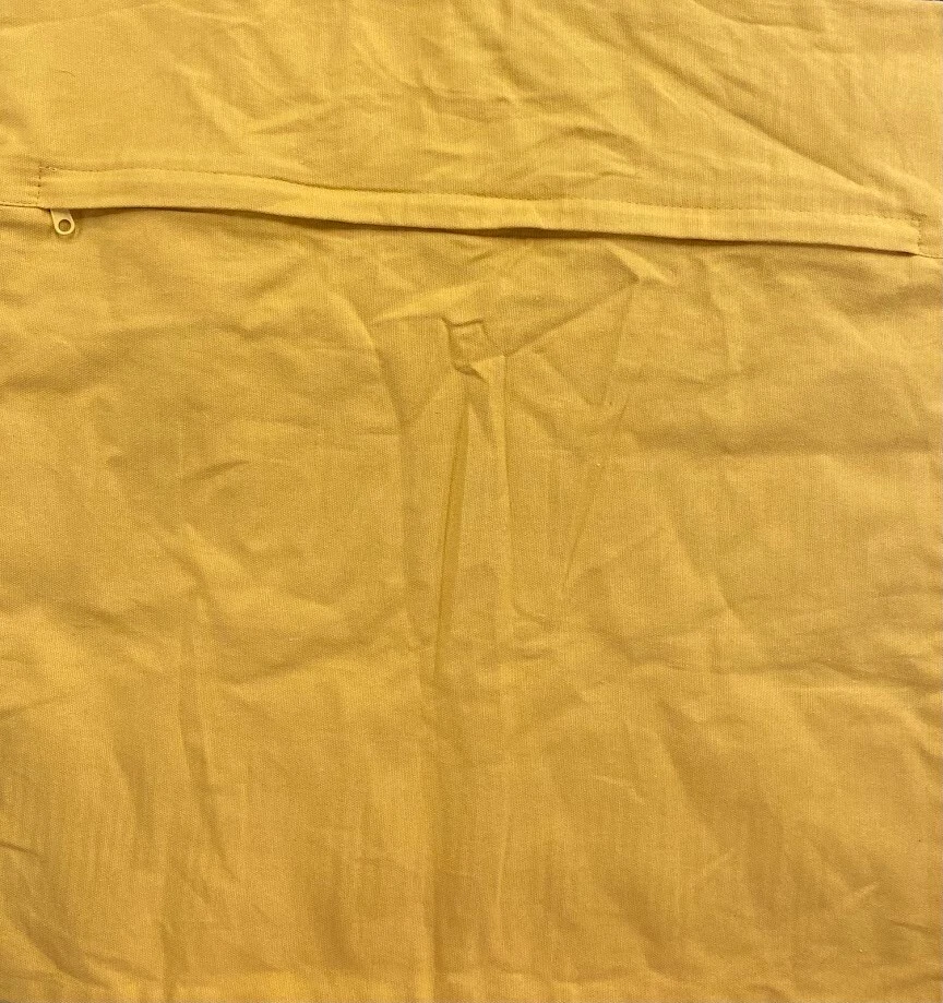 Rizzy Home 20" x 20" Gold/Natural Euro Pillow Case cover- NWT - Image 4 of 4