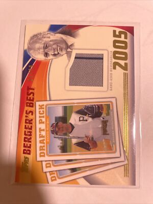 2016 TOPPS Berger s Best Relic /99 #BB2R-2005 Andrew McCutchen Pirates PINSTRIPE