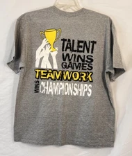 Gilden Men's  XL  Grey Ultra 90% Cotton Graphic T-shirt Sprint  