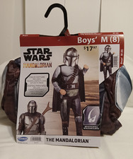 STAR WARS Mandalorian Halloween Costume MED BOYS size 8 NEW 2023