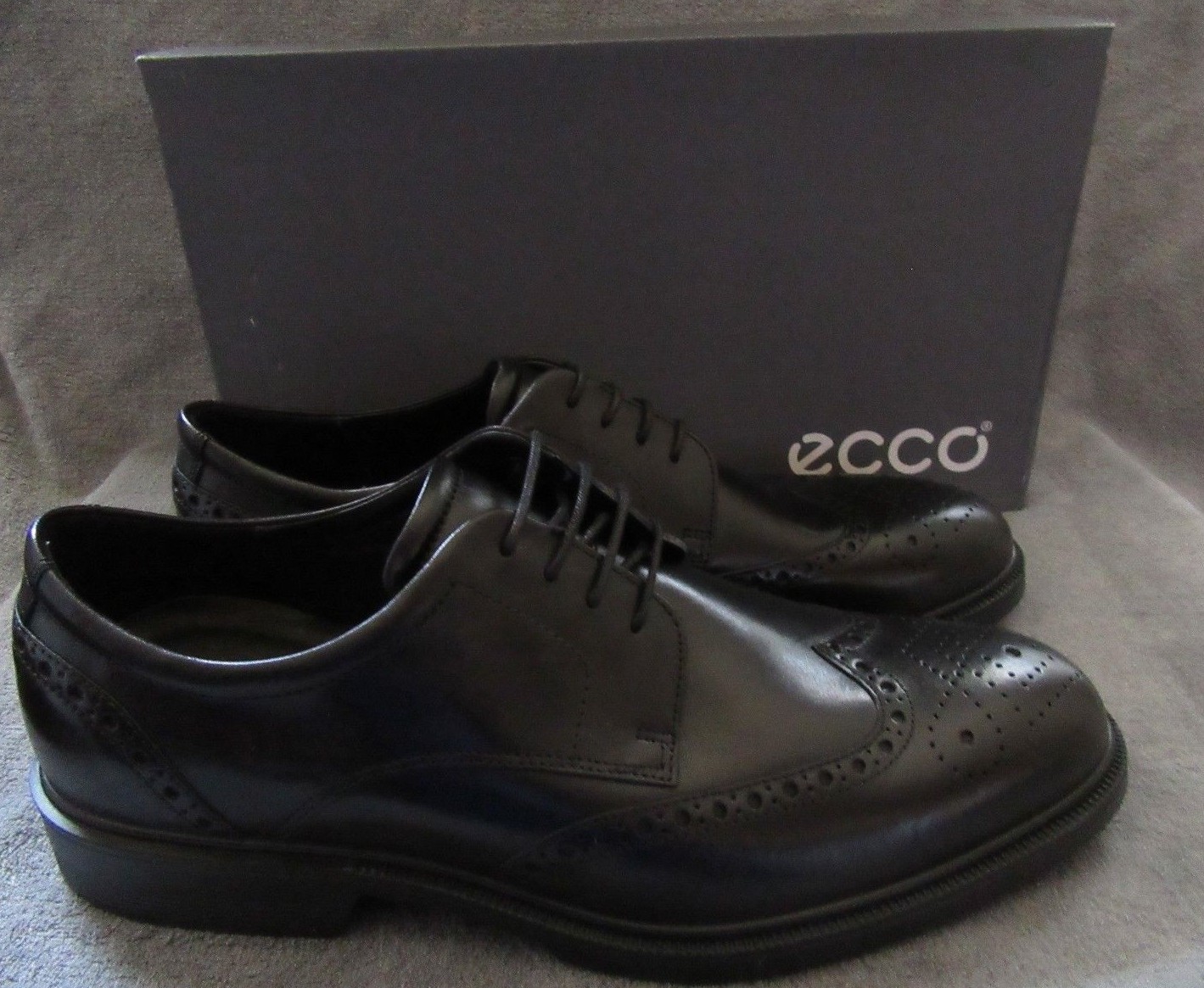 ecco lisbon brogue tie