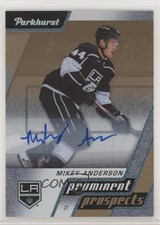 2020-21 Upper Deck Parkhurst Prominent Prospects Gold Mikey Anderson Auto 0aa3