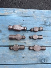 Vintage Ball Peen Hammer Head Lot Of 6