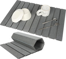 Large Stone Dish Drying Mat for Kitchen Counter, Eco-Friendly, Instant Drying Pa