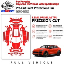 For Porsche Cayenne Suv Base Sportdesign 2019-2023 Precut Ppf Full Body Tpu Kit