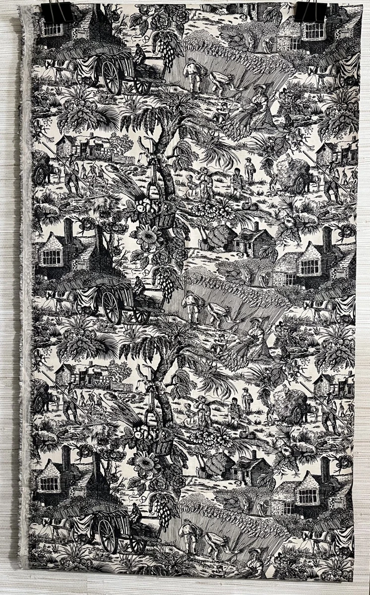 Vintage Toile Fabric In Fabric for sale | eBay