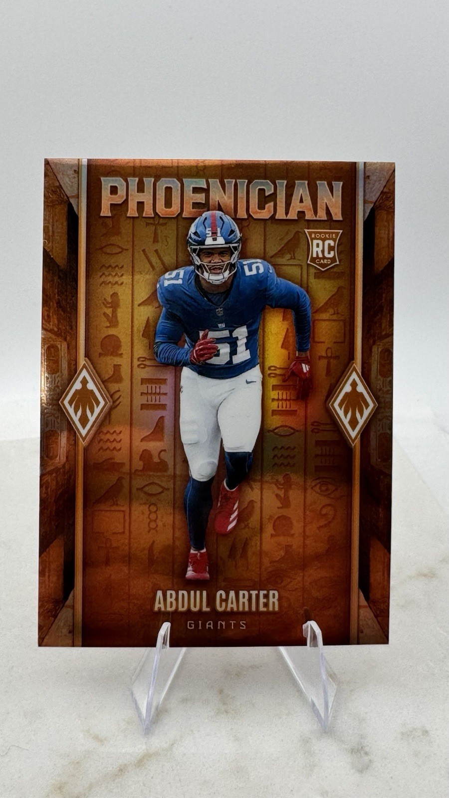 2025 Panini Phoenix - Phoenician Abdul Carter #4 (RC) Case hit SSP NY Giants