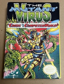 THE MUTANT VIRUS Game for the Nintendo NES with Box