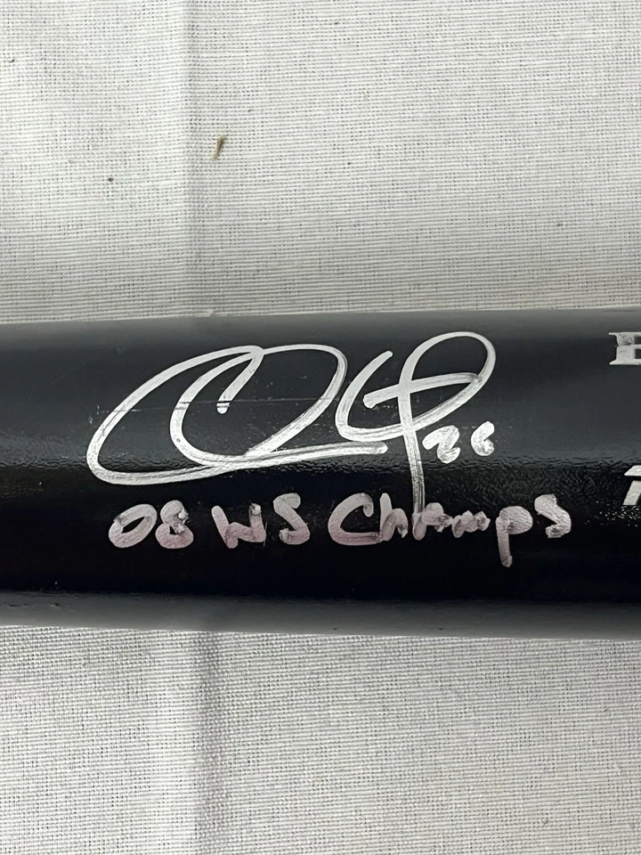 Chase Utley Phillies Signed Inscribed Rawlings Big Stick Baseball Bat JSA COA - Image 2 of 4