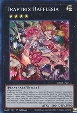 YuGiOh Traptrix Rafflesia (V.1) RA02-EN034 Super Rare Englisch Neu 1st