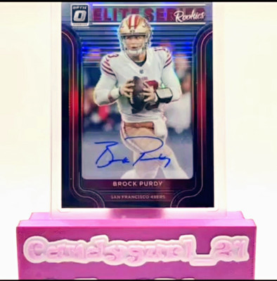 NIC Panini Donruss Optic Brock Purdy 49ers Elite Rookies ESR-11 RC Auto 13/99