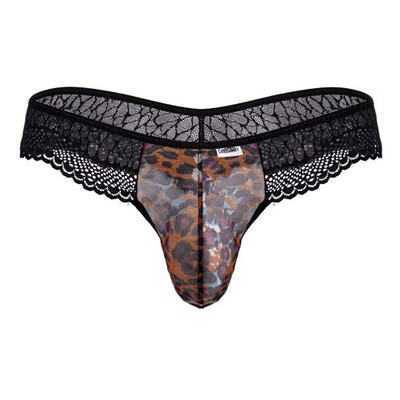 Mens Underwear: CandyMan 99887 Leopard Thongs