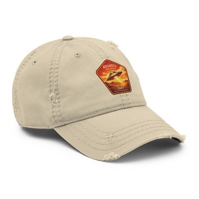 ROSWELL 47 - UFO Distressed Hat
