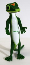 Auténtico Geico Gecko Seguro Lagarto Plástico 4" Figura Publicidad Promo