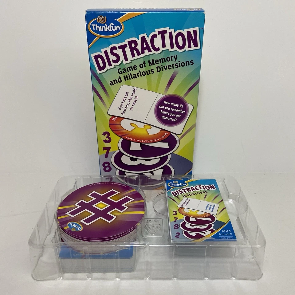 Distraction Game of Memory & Hilarious Diversions 100% Complete - ThinkFun 2011 - Image 2 of 4