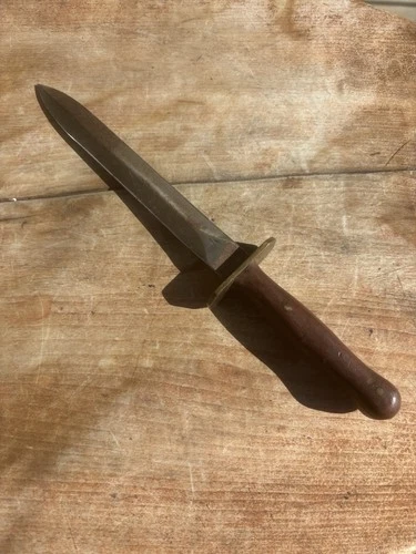Antique French World War 1 Military Dagger Fighting Knife, No Reserve
