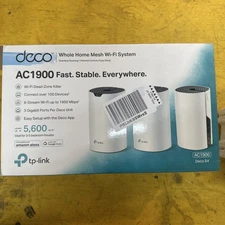 TP-Link Deco S4 AC1900 Whole Home Mesh Wi-Fi System, Up to 5500 Sq.ft, 3 Pack