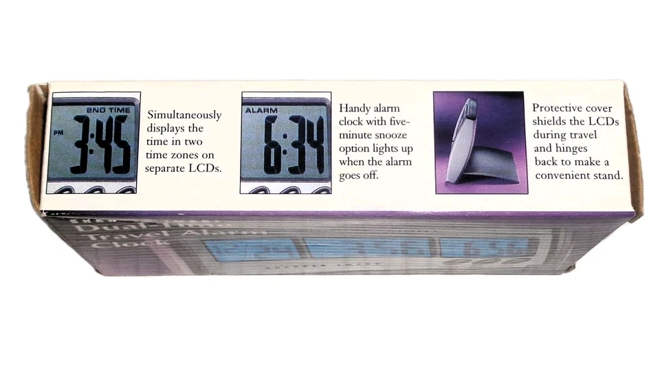 Juego de 2 Radio Despertador Portátil Imagen Más Nítida - Chupete de Viaje 20 Nuevo y Usado Foto 3 de 4