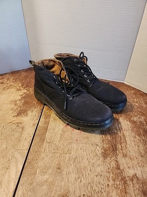 Dr. Martens Bonny Black Canvas Lace Up Chukka Boots Men s Size 12 Read