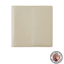 Quo Vadis Genuine Leather Sheepskin Notebook Cover Gem Leather 16 x 16 cm Beige