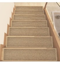 Non Slip, Rubber Backing Stair Treads for Wooden Steps, 15 PCS 8in X 30in