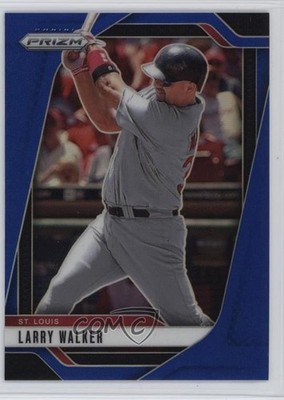 2025 Panini Prizm Blue Prizm /199 Larry Walker #16 HOF 0b8m