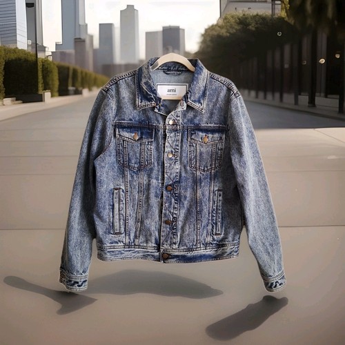 AMI Paris French designer Alexandre Mattiussi Denim Mens Jacket XL NWOT