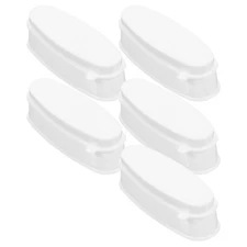 5 Pcs French Powder Box Manicure Nail Storage Tip Dipping Tray Extension Form