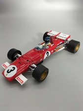 EXOTO 1/18 Scale Figure Diecast Model Car Ferrari 312B F1 Mexico GP 1970 Red
