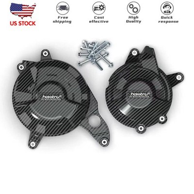 For Ducati Multistrada V4 S Grand Tour 2022-2026 Carbon Engine Protection Cover