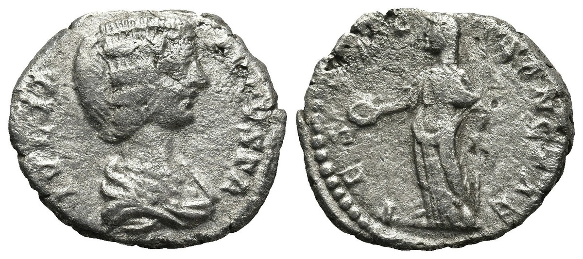 【PSA9】 マンタイン 旧裏 おおなみ Lv.33 Roman Silver Denarius - Laodicea 193-211 AD - JULIA DOMNA - Vesta