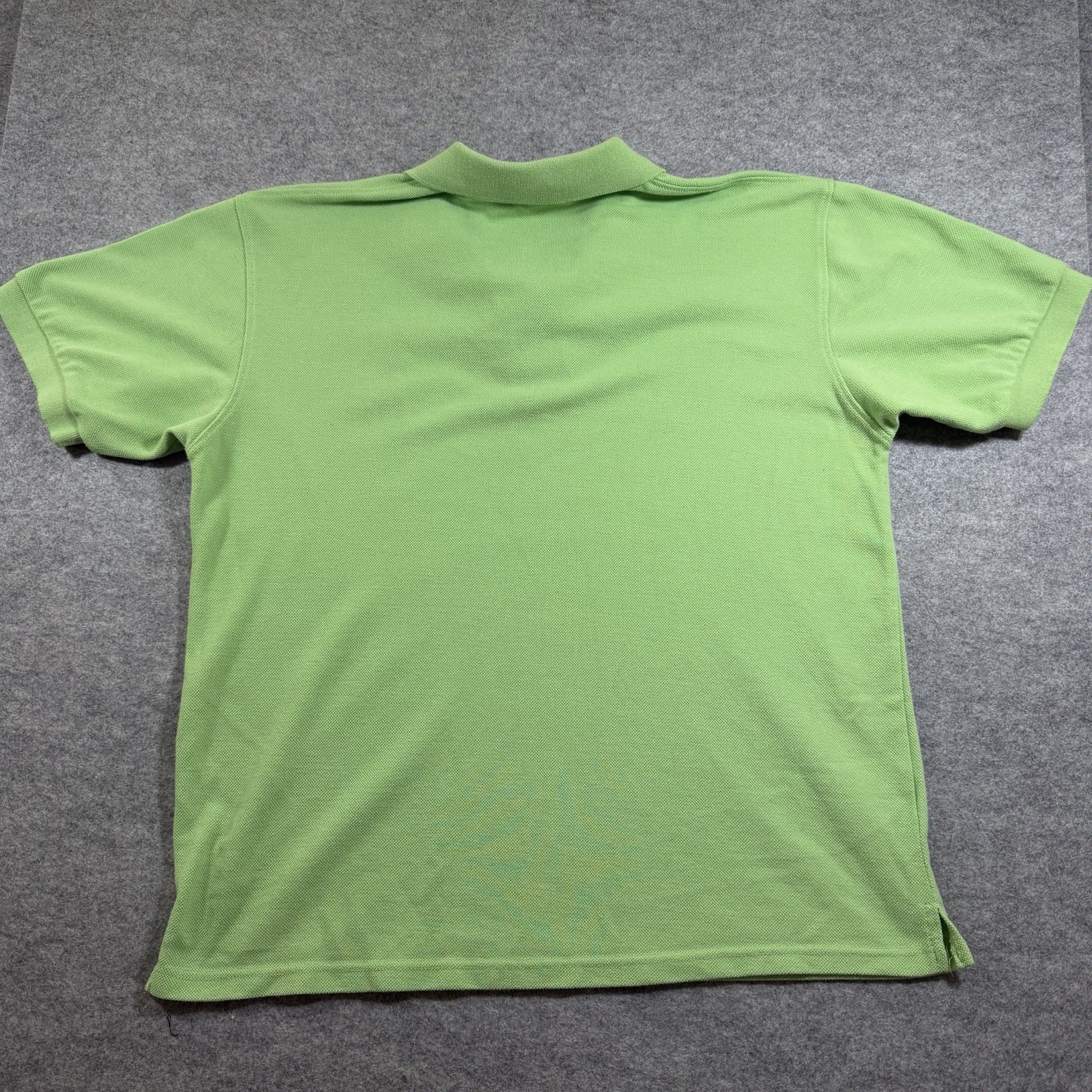 Vintage 80s Polo Ralph Lauren SS Polo Shirt Mens XL USA Made Green Navy Cotton thumbnail 8