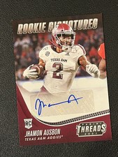 Jhamon Ausbon 2021 Panini Threads Rookie Signautres TS-JAB