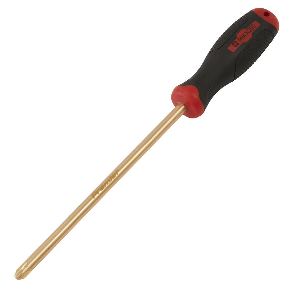 Sealey Screwdriver Phillips #4 x 200mm Non-Sparking NS099 - Image 2 of 2