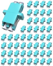 LC To LC Fiber Optic Coupler Cable Adapter Multi Mode Duplex Female 50 PCS