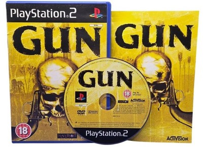 GUN PS2 PAL UK EXCELLENT Condition WILD WEST Western Game With Manual