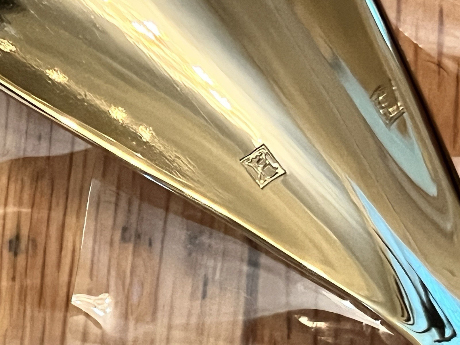 FORTESSA DRAGONFLY 18/10 STAINLESS STEEL 5-PC FLATWARE SET - NEW - GOLD