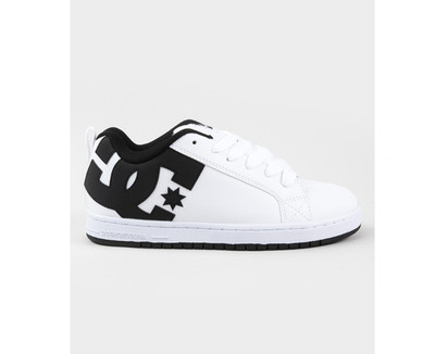 DC Shoes Court Graffik Men's Skateboarding Sneaker White Black