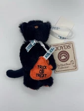 Boyds Bears Hershey Halloween 4" Trick Treat Mini Midnight Kiss Tags Ornament