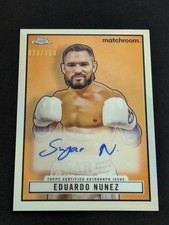 2024 Topps Chrome Boxing Eduardo Nunez 1951 Ringside Auto Refractor /150