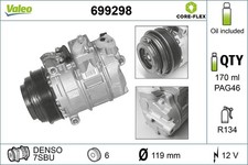 KOMPRESSOR KLIMAANLAGE VALEO 699298 FÜR CHRYSLER MERCEDES KLIMA KOMPRESSOR