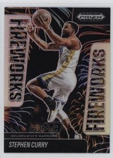 2024-25 Panini Prizm Black Fireworks Silver Prizm Stephen Curry #2 1oa8