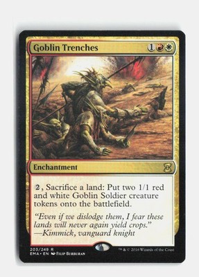 Goblin Trenches 203 Eternal Masters MTG NM