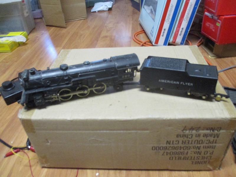 Amer Flyer 290 Steam Loco (4/15/26 596)