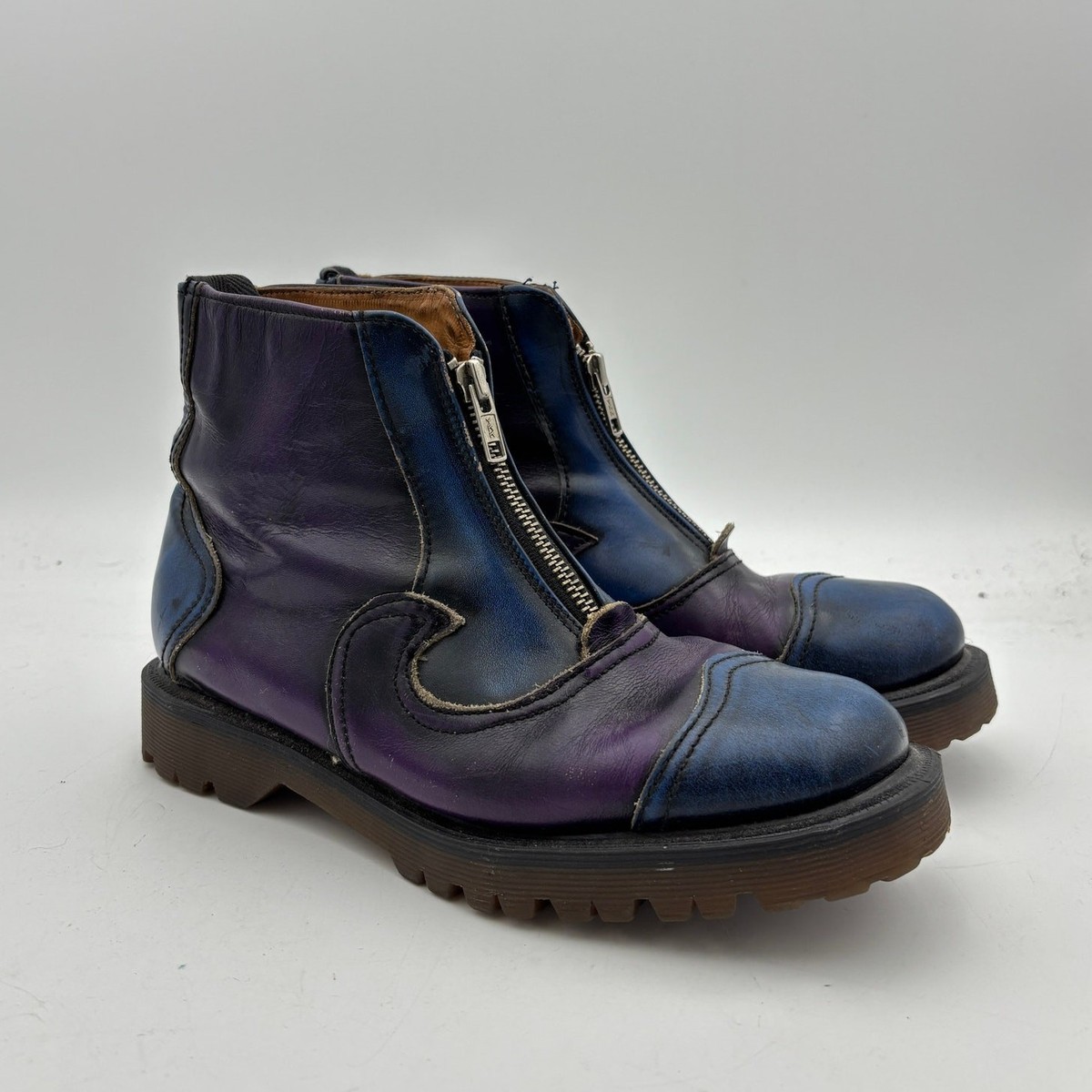 VTG John Fluevog x Dr. Doc Martens Colorblock Boots Men display picture 3